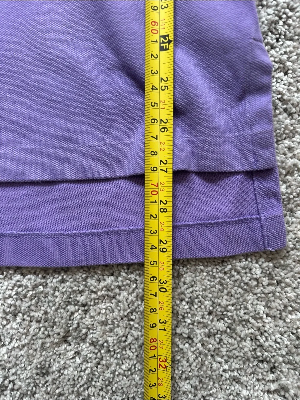 Vintage Polo by Ralph Lauren Purple Polo Shirt with Green Pony